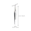 FOMIYES Ergonomic Stainless Steel Tweezers for Women's Facial Hair Removal