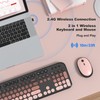MOFII Wireless Keyboard and Mouse Combo - BlackBerry Gradient Full-Sized