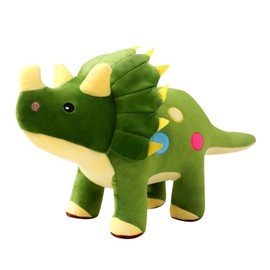 OUKEYI Dinosaur Plush Toys, Dinosaur Stuffed Dolls, Soft Animal Dino Plushie, Cute Birthday Gifts for Kids Girls Boys 15.7 inch (green)
