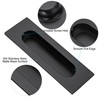Malimali 120mm Sliding Door Handles Recessed Finger Flush Pulls for