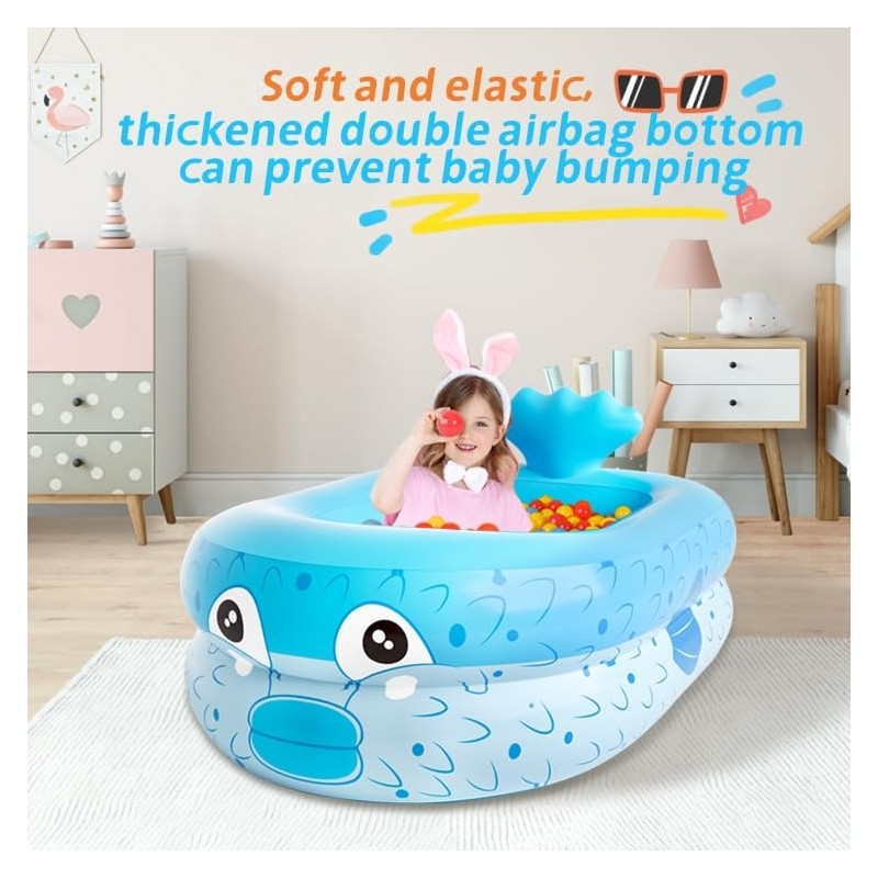 Paddling Pool for Children, Children's Pool, Toddler, Inflatable Baby Pool,