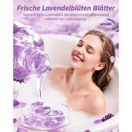KUSTIE Natural Lavender Blossom Shower Gel with Pump, Moisturising Shower Gel, Moisturising for Dry Skin, Mild, Long-Lasting Fragrance 380 ml