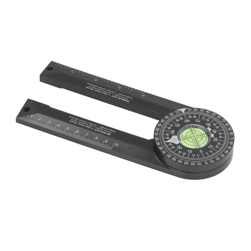 Miter Saw Protractor Angle Finder Gauge Laser Scale for Carpenters