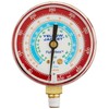 Yellow Jacket 49015 2-1/2" Gauge (Degrees F), Red Pressure, 0-500