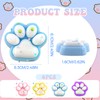 TaimeiMao Pack of 4 LED Cat Paws Squishy, Cat Paw