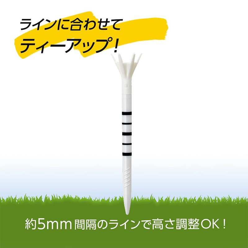 【Professional Pro Yoshino Riku Use Tee】DAIYA GOLF Tomahawk Tee Line