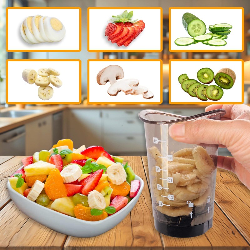 Fruit Slicer Cup | Strawberry Slicer | Grape Cutter |