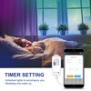 NIZEAMI RGB Led Light Strip Voice Control Work with &