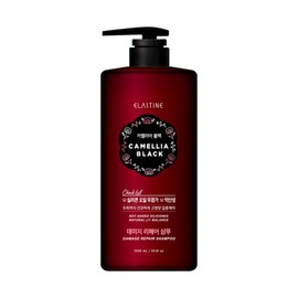 Elastine Camellia Black Damage Shampoo, 1L, 1 pack / 엘라스틴 카멜리아블랙 데미지 샴푸, 1L, 1개