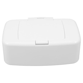 Kichvoe Wipes Dispenser Wipe Holder with Lid, Wet and Dry Tissue Box Sealing Wipes Case Holder, Non-Slip Wipe Box