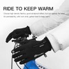 TEMEI Winter Warm Gloves Men Women Touch Screen Waterproof Windproof