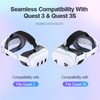 Head Strap for Meta/Oculus Quest 3/3S: Adjustable Quest 3/3S Elite