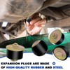 Daptemn 1-3/8" Rubber Expansion Freeze Plugs, 5PCS Automotive Engine Expandable