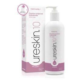 Crema Corporal Hidratante con Urea al 10% Farmapiel Ureskin 10 Hidratación Diaria para Piel Normal a Seca, Todo el Cuerpo, 500 g