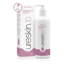 Crema Corporal Hidratante con Urea al 10% Farmapiel Ureskin 10 Hidratación Diaria para Piel Normal a Seca, Todo el Cuerpo, 500 g