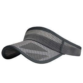 XRDSS Gorra deportiva al aire última intervensión con protección UV, transpirable, ajustable, para playa, golf, correr, tenis, 2#gris oscuro, Talla única