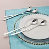 IMEEA Long Spoon, Bar Spoon, 18-10 Stainless Steel, Parfait Spoon,