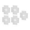 5pcs Hole Pattern Brackets Aluminum Alloy Holes Grid Plates for