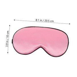 FRCOLOR 3pcs Artificial Silk Eye Mask Sleep for Travel Home and Relaxation Comfortable Lightweight and Skin-friendly Eye Masks for Women and Men