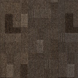 Mohawk Basics 24" x 24" Berber (Loop pile), 0.09" Pile Height, Carpet Tile, PET Fiber, Coffee Color, (1 Tile)