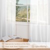 Hiasan Set of 2 Sheer Voile Curtains Living Room with