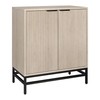 Henn&Hart Montello Accent Cabinet, 28" Wide, White