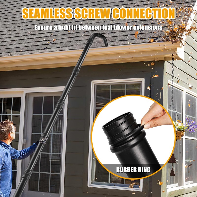 Zipcase Gutter Cleaning Kit - 9.25 ft Safe, with Reflector,