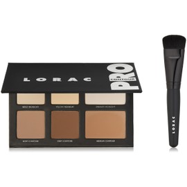 LORAC PRO Paleta de contorno y pincel de contorno, multicolor