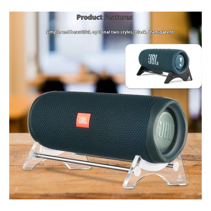 JBL Flip7/6/5/4 Bluetooth Sound Compatible Speaker Stand Holder Transparent Show