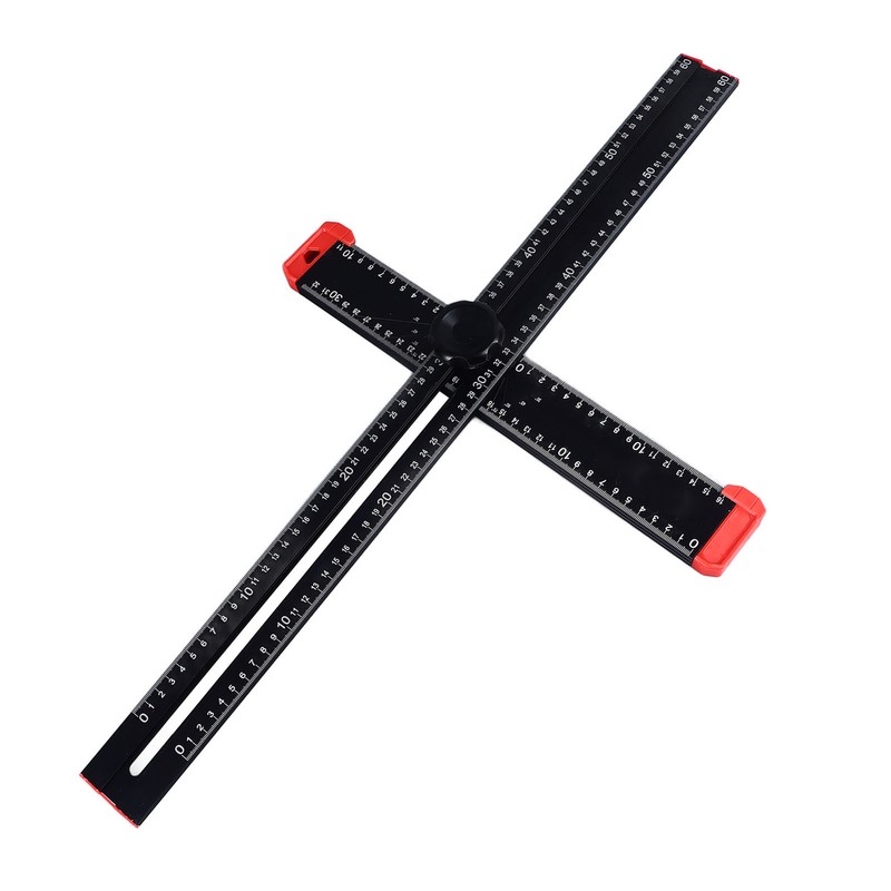 Adjustable T Square Measuring Tool for Layout 2 in 1