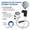 AQUADE Sink Drain Fitting 1 1/2 Inch 70 mm with