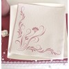 50 napkins flowers 40 x 40 cm fabric-like Airlaid Elegantia,
