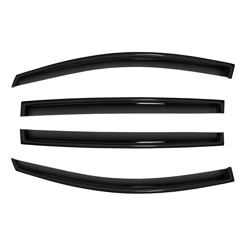 Gldifa 4pc Sun Rain Guard Window Visor Wind Deflector Compatible