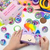 Fruidles Rainbow Unicorn Chocolate Coins With Stickers, Milk Chocolate Coins