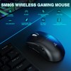 SOLAKAKA SM805 Lightweight Wireless Gaming Mouse,24000 DPI,Tri-Modes Connection,BT5.0/Type-C Wired/2.4G Wireless