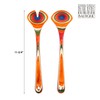 Totally Bamboo Baltique Marrakesh Collection Wooden Salad Serving Utensils Set,