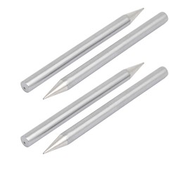 Sourcing Map 4 Pcs 40 W 4.5 mm Shank Diameter Straight Soldering Iron Tip Überarbeitungsstation Tool