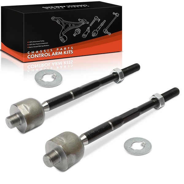 A-Premium 2 x Front Inner Tie Rod Ends, Compatible with