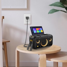 CASIMY 2-Prong AC Power Cable Charging Cord Compatible with Ikarao Break X1 BreakX1 All-in-One Portable Microphones Karaoke Machine 2-Pin Extra-Long 6.56FT/2M AC Cable Replacement Power Cord 2 Prong