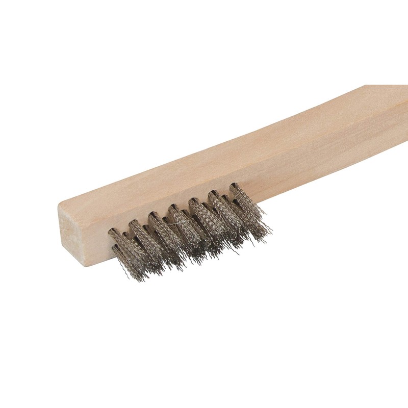 Steelman Stainless Steel 1200-Bristle Count Wire Brush for Mechanics and
