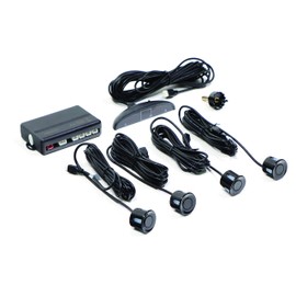 Streetwize SWPARK1 Reverse Parking System [25.6 x 20.4 x 6.2 cm] Park Assist with Automated Audio Alerts, LED Distance Display, 4 Sensors | Car Security Accessories