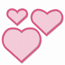 Sizzix 6PK Cutting Die, Die Cut, Heart Frame, Framelits Die Set, 6PK - Heart Frames [665661] Genuine Japanese Product