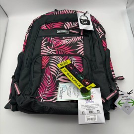 Eastsport Unisex Recycled Expandable Raptor Backpack, Pink Palm, School Work NEW
