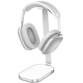 VICHYIE - Soporte para auriculares AirPods Max, varilla de soporte aluminio, base pesada, accesorio soporte
