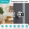 HEI LIANG Fingerprint Smart Door Knob with Fingerprint & Keypad,