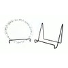 Clearco Plate Easel Display, Black Metal Plate Holder, Tabletop Picture