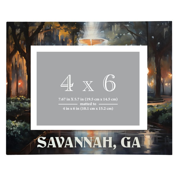 R and R Imports Savannah Georgia Design B Souvenir Wooden