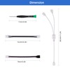 MAOXWY LED Strip Light Connector Kit, Led Strip Accessories Set