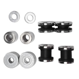 Sissy Bar Docking Hardware Kit, Easy Installation Sissy Bar Quick Release Docking for Motorcycles