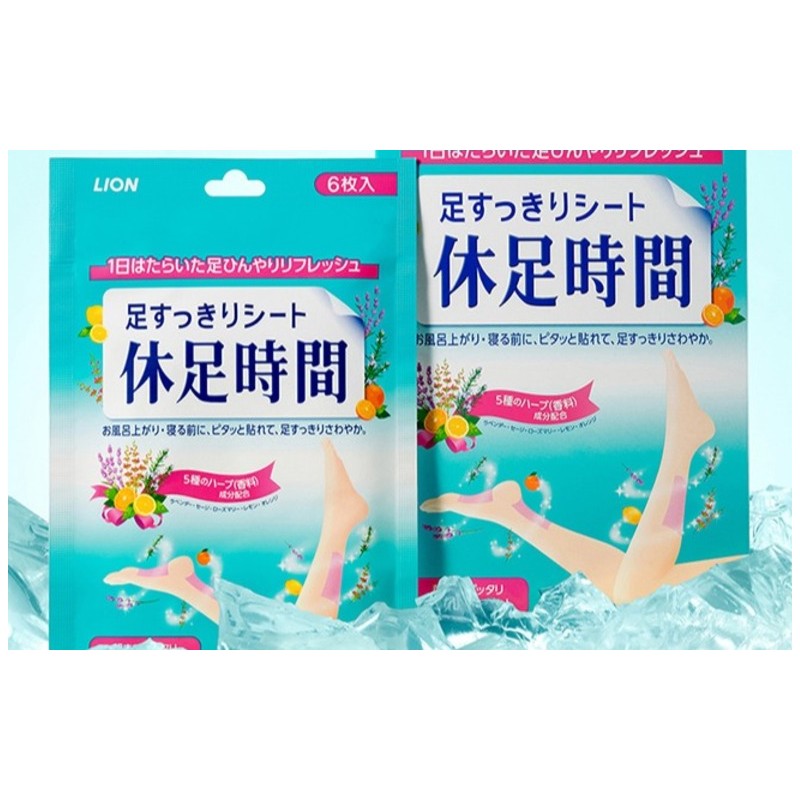 Cooling Sheet for Tired Feet, 6 Pieces